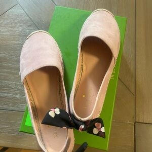 Kate Spade Pink Espadrille Shoes with Feminine Design